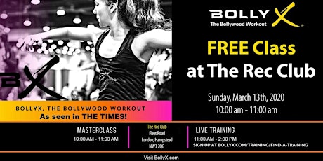 BollyX - The Bollywood Workout - FREE Class primary image