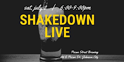Shakedown Live at Pecan Street Brewing