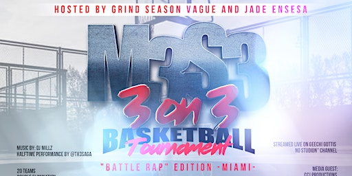 M3S3 APPAREL 5TH ANNUAL 3 ON 3 BASKETBALL TOURNAME primary image