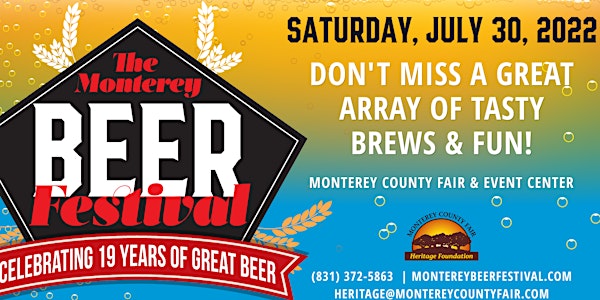 19th  Monterey  Beer Festival