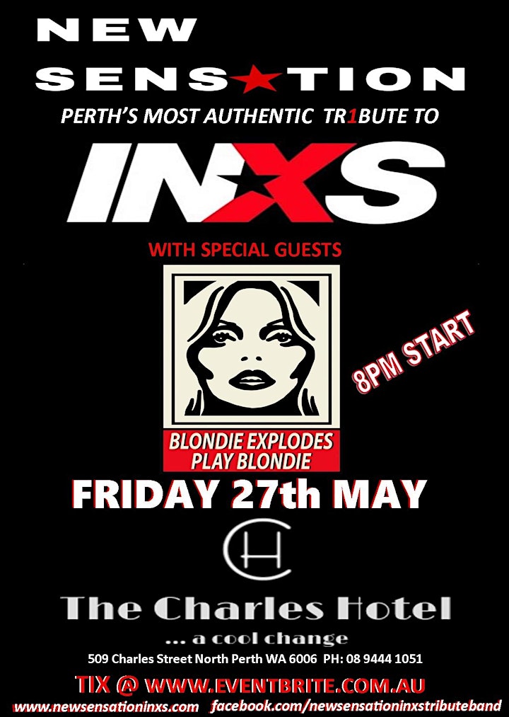 New Sensation - Charles Hotel  North Perth w Special Guest Blondie Explodes image
