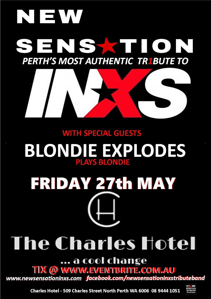 New Sensation - Charles Hotel  North Perth w Special Guest Blondie Explodes image