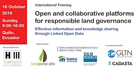 Open and collaborative platforms for responsible land governance primary image