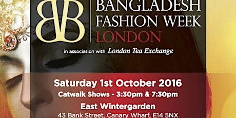 Bangladesh Fashion Week London 2016 primary image
