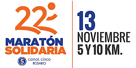 Imagen principal de 22 Maratón Solidario Canal 5 Rosario