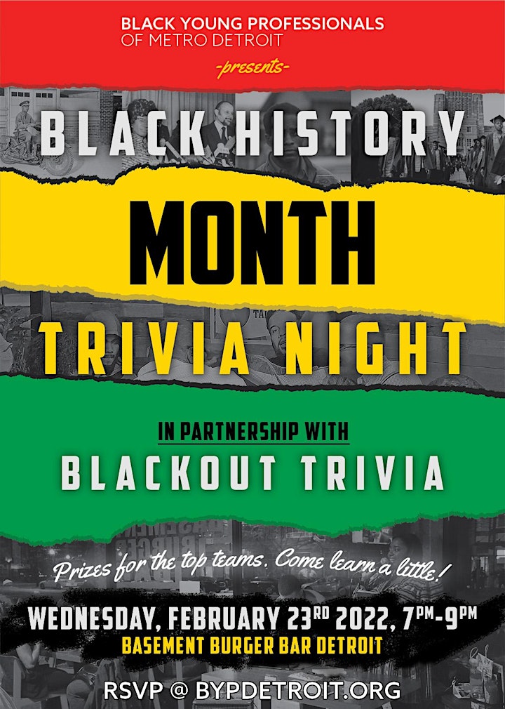 Black History Month Trivia Night image