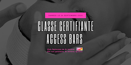 Classe Certifiante Access Bars tickets