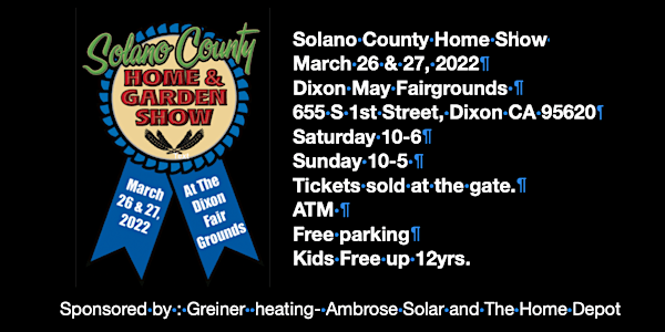The Solano County home & Garden Show