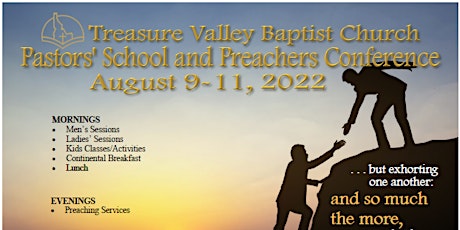 2022 Preachers Conference and Pastors' School tickets