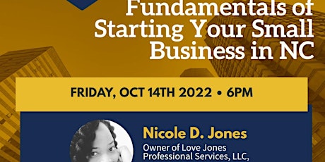 Fundamentals of Starting a Small Business in NC (Cumberland County)