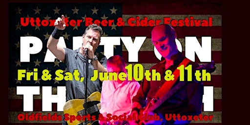 Party on the Pitch. Beer and Cider Festival. Live Music. Charity event