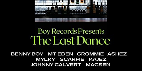 Boy Records  presents...The Last Dance @ IMPALA (Private Event) primary image