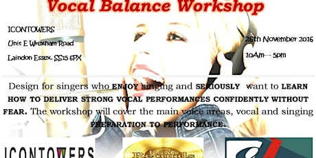 Vocal Balance Workshop primary image