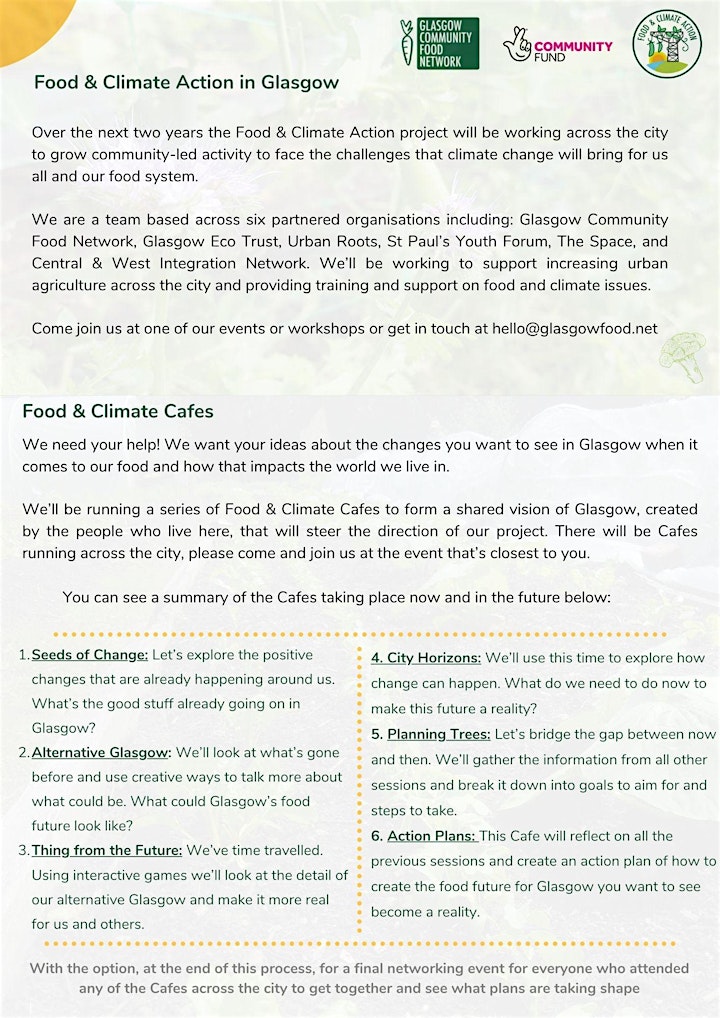 Food and Climate Café - West image