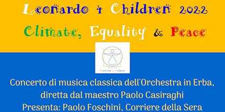 Imagen principal de Leonardo 4 Children 2022 Milan concert