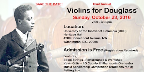 Third Annual Violins For Douglass - Updated primary image