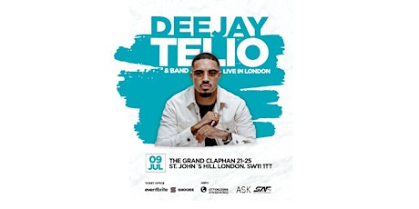 DEEJAY TELIO with Live Band for first time in LONDON  tickets