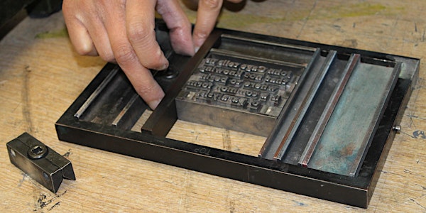 Headline of Your Life, Letterpress Workshop - Mansfield Central Library