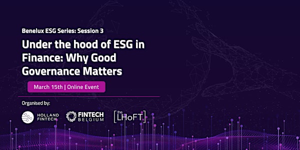 Under the hood of ESG in Finance: Why Good Governance Matters