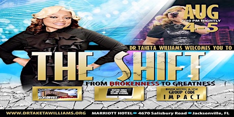 The Shift: From Brokenness to  Greatness Healing and Deliverance Encounter primary image