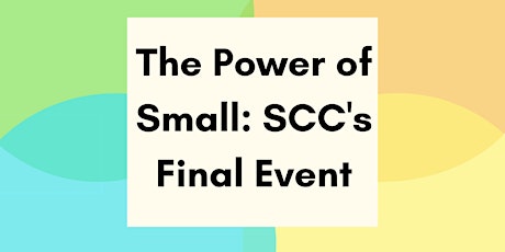 The Power of Small: The Small Charities Coalitions’ Final Event primary image
