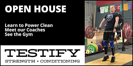 Open House & Learn to Power Clean