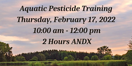 Aquatic Pesticide Training