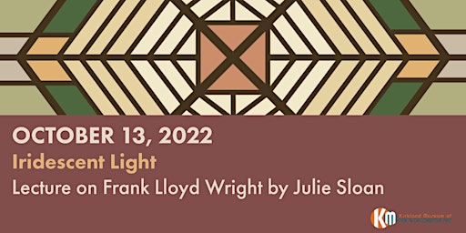 In-Person Frank Lloyd Wright Lecture with Julie Sloan