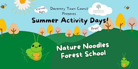 Free Forest School Fun with Nature Noodles (6-10 years)at Daneholme Park tickets
