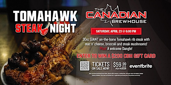 Tomahawk Steak Night | St. Albert - Jensen Lakes
