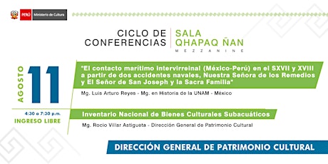 Imagen principal de Ciclo de Conferencia - Direccion General de Patrimonio Cultural - MC