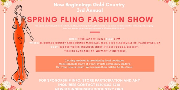 NB Fashion Show Fundraiser (ONLINE SALES ENDED  - BUY AT DOOR)