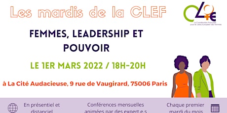 Mardi de la CLEF : Femmes, leadership et pouvoir