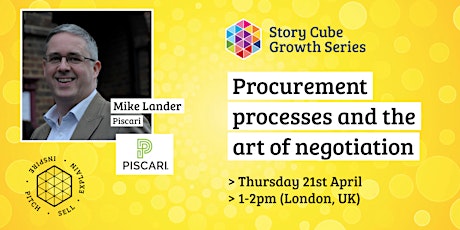 Story Cube  Growth Series - Procurement and the art of negotiation