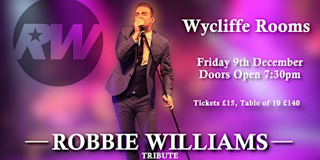 Robbie Williams Tribute tickets