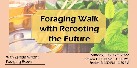 Foraging Walk (TICKET SALES CLOSE 24 HOURS BEFORE EVENT)
