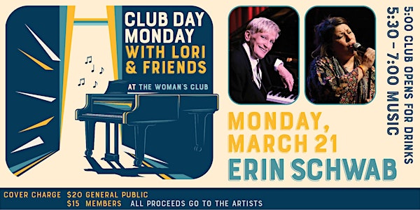 Club Day Monday with Lori & Friends - Guest Erin Schwab -  (Virtual)