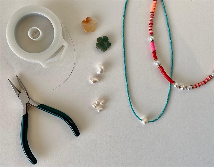 Make your own beaded jewellery - explore design, colour and stones image