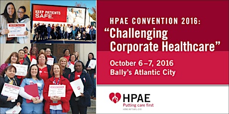 HPAE 2016 Convention: Challenging Corporate Health Care primary image