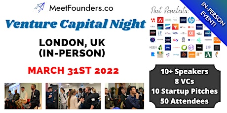 Venture Capital Night (March 2022)  In-Person  London Event