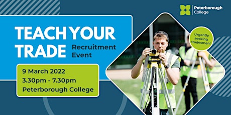 Teach your Trade: Recruitment Event primary image