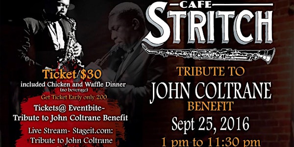 Tribute to John Coltrane Benefit