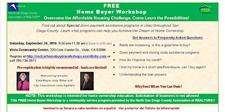 FREE Home Buyer Workshop primary image
