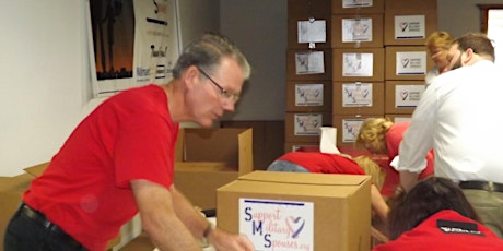 Myrtle Beach Volunteers - Care Package Assembly Prep