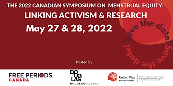 [Event Postponed] The 2022 Canadian Symposium on Menstrual Equity