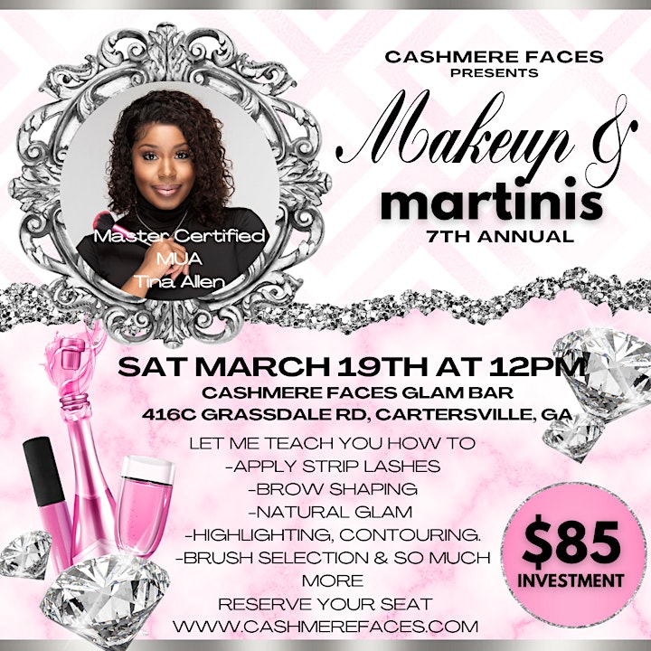CashmereFaces Makeup and Martinis 7th Annual image