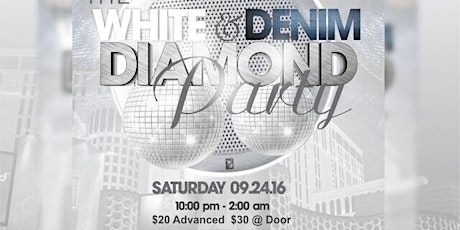 White and Denim Diamond Party - VIP primary image