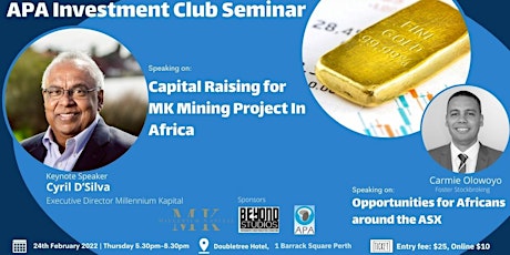 APA Investment Club Seminar primary image