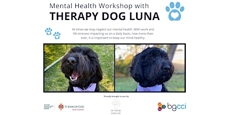 Mental Health Workshop with Therapy Dog Luna