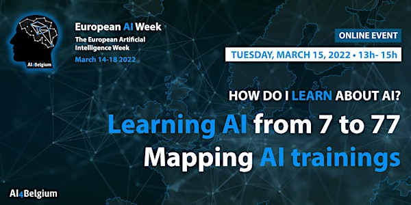Learning AI from 7 to 77 - Mapping AI trainings